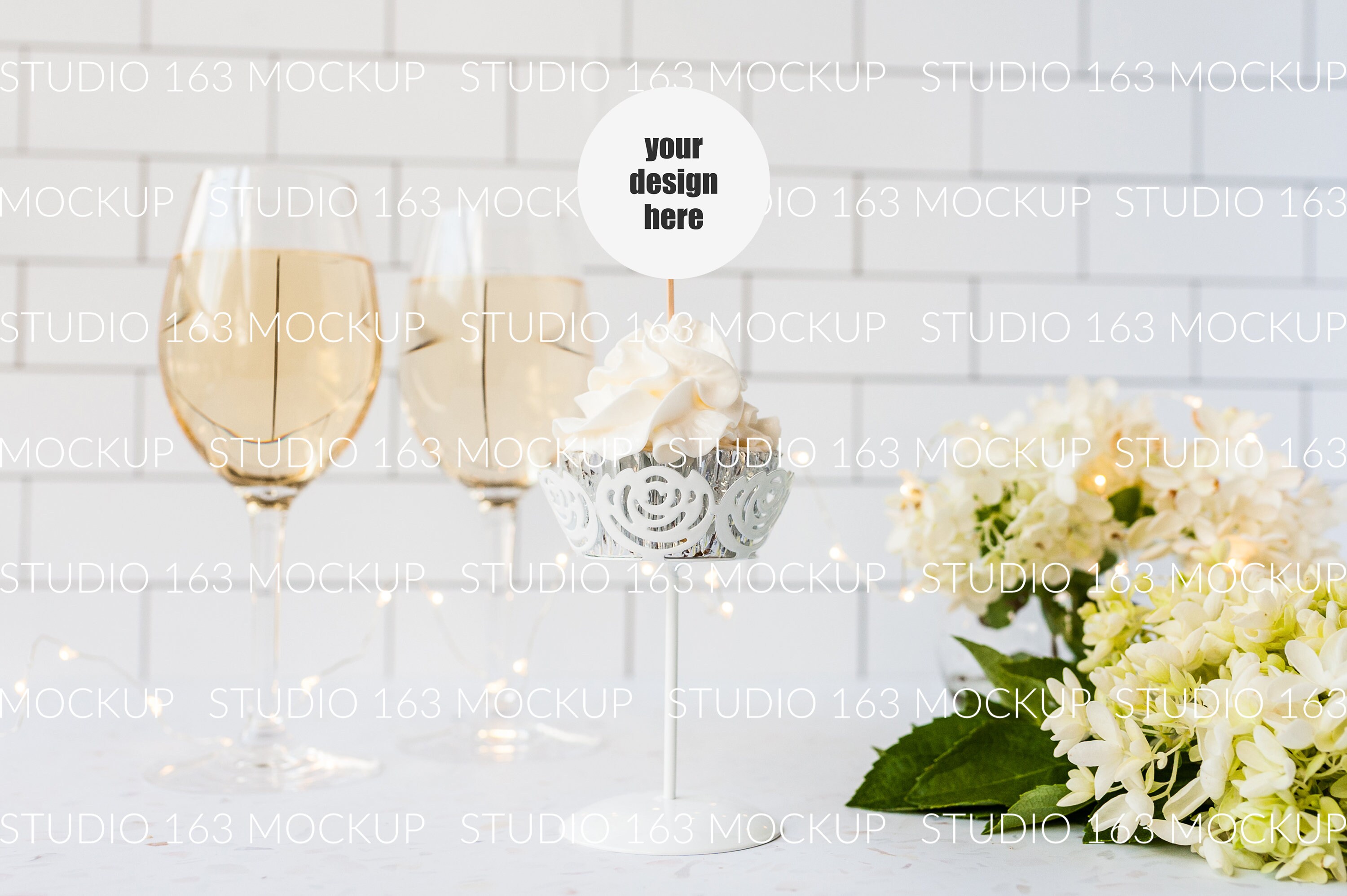 Download Cupcake Topper Mockup Cupcake Mockup Styled Stock Photo | Etsy