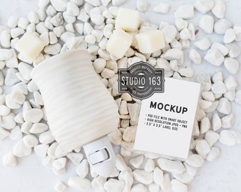 Wax Melts Mockup | Candle Label Mockup | Candle Wax Melts Mockup | Styled Stock Photo