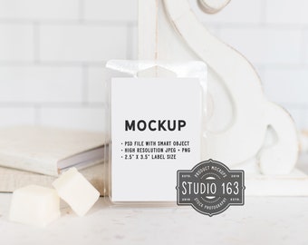 Wax Melts Mockup | Candle Label Mockup | Candle Wax Melts Mockup | Styled Stock Photo