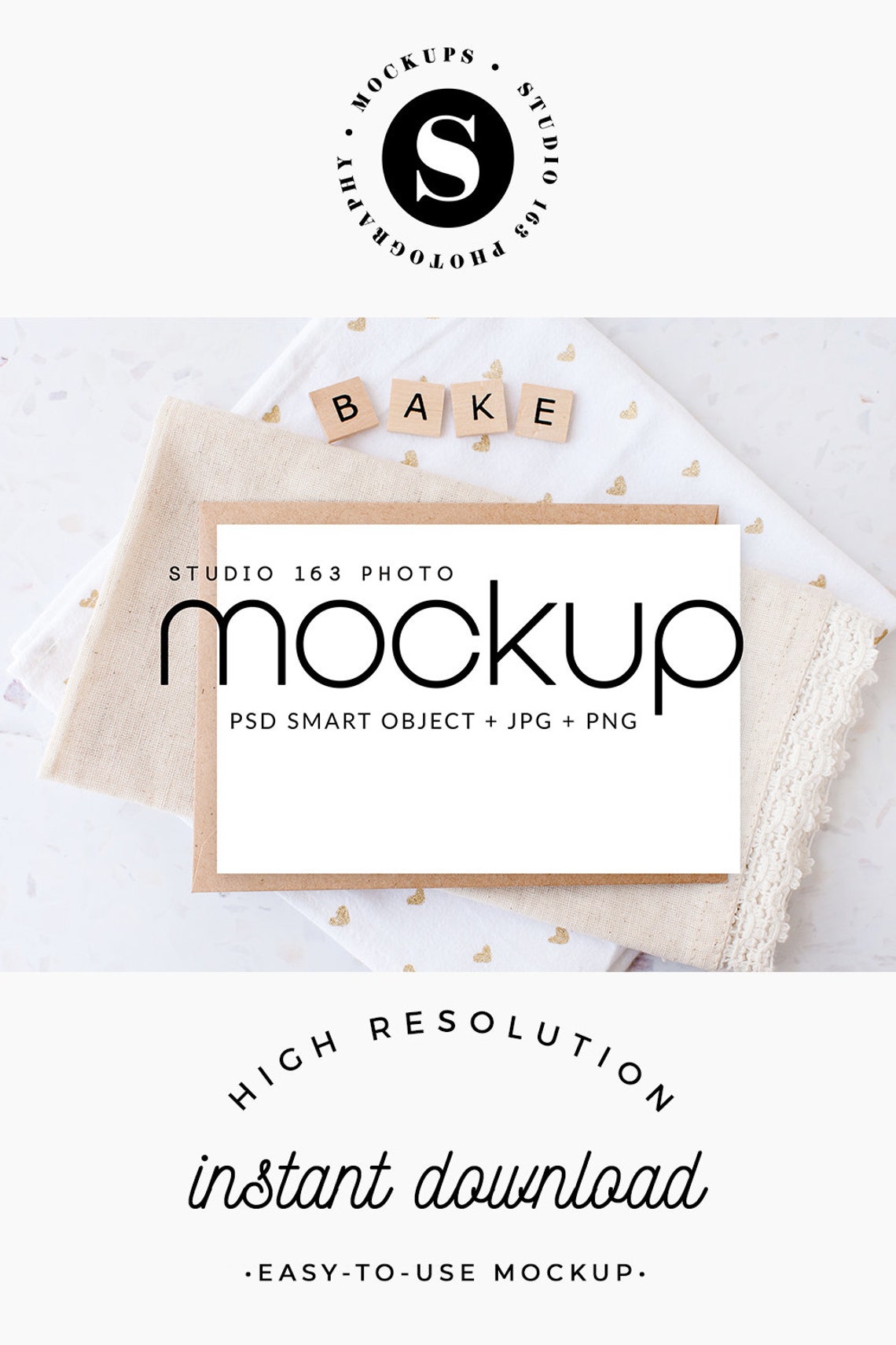 Download Recipe Card Mockup 4x6 Card Mock Up 4x5 Card Table Card | Etsy