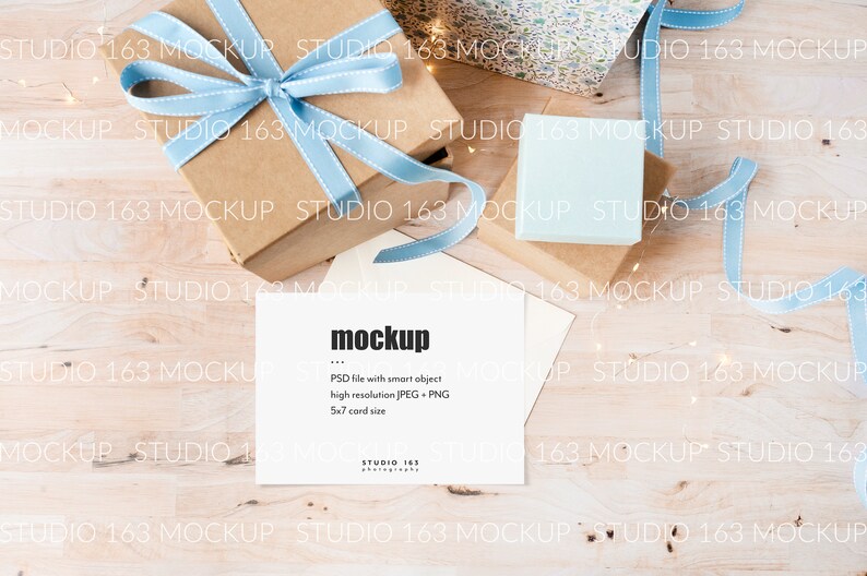 Download 5x7 Card Mockup Greeting Card Mockup Stationery Mockup | Etsy