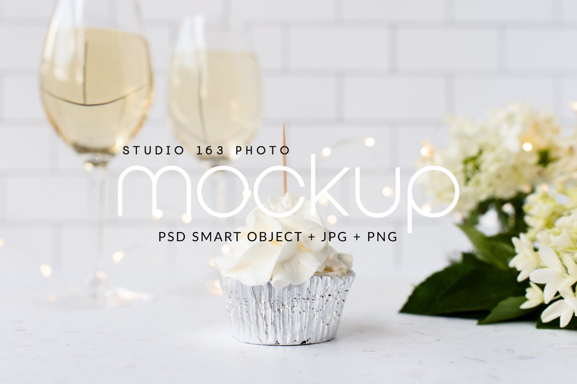 Download Cupcake Topper Mockup Cupcake Mockup Styled Stock Photo | Etsy
