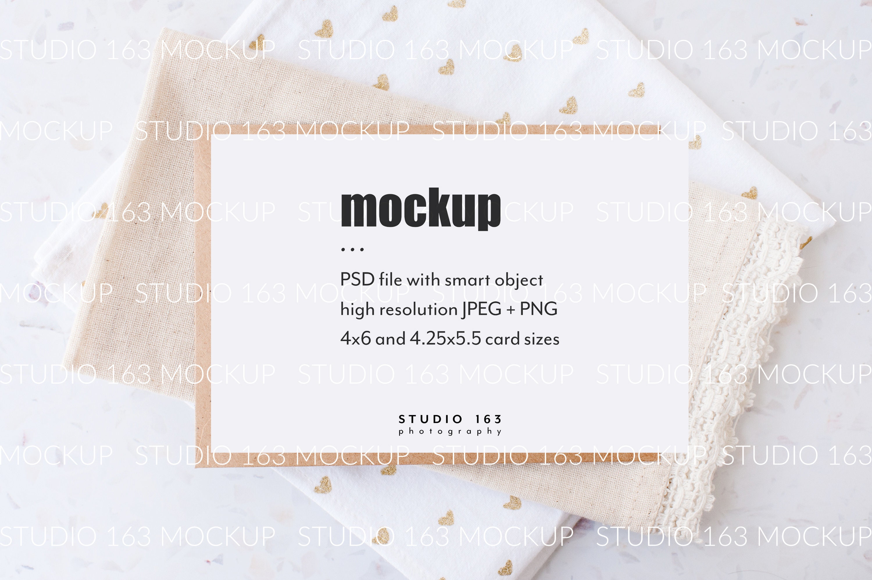 Download Recipe Card Mockup 4x6 Card Mock Up 4x5 Card Table Card | Etsy