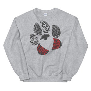 SAVE DOGS***Dog Paw Sweatshirt | Dog Sweatshirt | Love Dogs | Save Dogs
