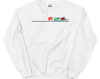Sweatshirt met kentekenplaat van Wisconsin | WI