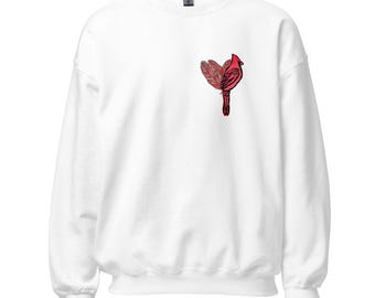 Wanneer kardinalen verschijnen: een geliefde is altijd in de buurt | Memorial Cardinal-sweater | Herdenkingscadeau