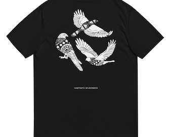 Overhemd havik | Outdoorshirt | Vogels kijken | T-shirt Raptor Bird | Birder-cadeau | Dieren in het wild | Natuurliefhebber