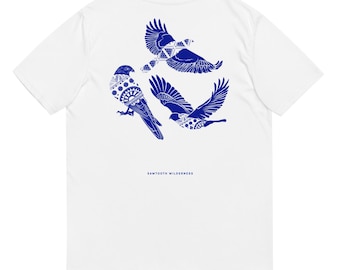 Overhemd havik | Outdoorshirt | Vogels kijken | T-shirt Raptor Bird | Birder-cadeau | Dieren in het wild | Natuurliefhebber