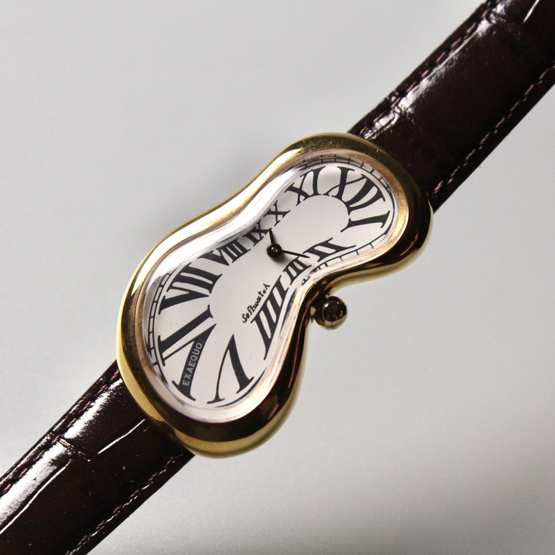 Salvador Dali Schmelzende Zeituhr Flüssig Gewellt Softwatch Damen 401455421572