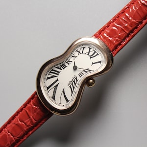 Rare Rose gold pink Salvador dali softwatch medium
