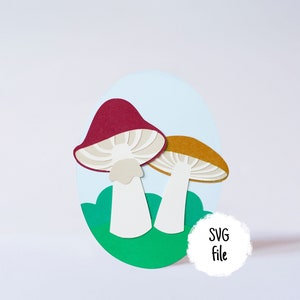 Mushroom Vignette SVG/PNG/EPS file
