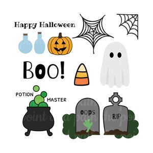 Halloween bundel 2 gelaagde SVG voor Cricut PNG/EPS