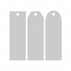 Blank Bookmark SVG for Cricut PNG/EPS