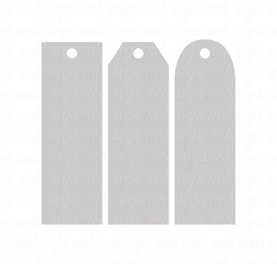 Blank Bookmark SVG for Cricut PNG/EPS