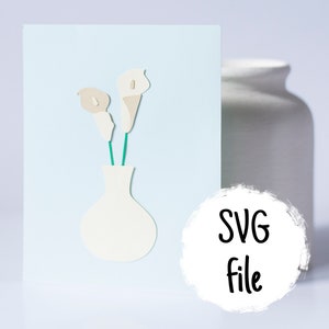 Cala Lily SVG/PNG/EPS para criação de Cricut e muito mais