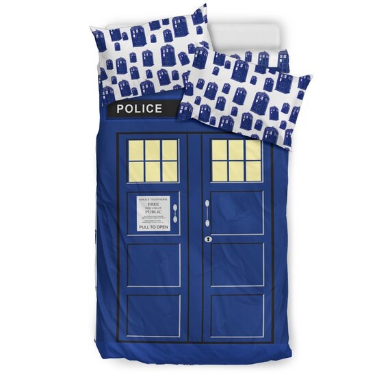 Doctor Who Tardis Duvet Cover Etsy