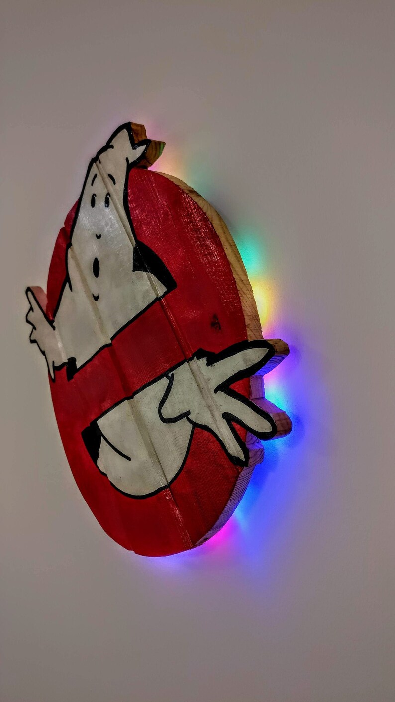 Ghostbusters Wooden Wall Art Hanging | Etsy