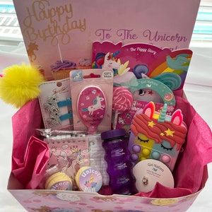 Unicorn Gift Box | Unicorn Gift for Girls |Unicorn Birthday Valentine's Easter Christmas Just Because Gift for Girls