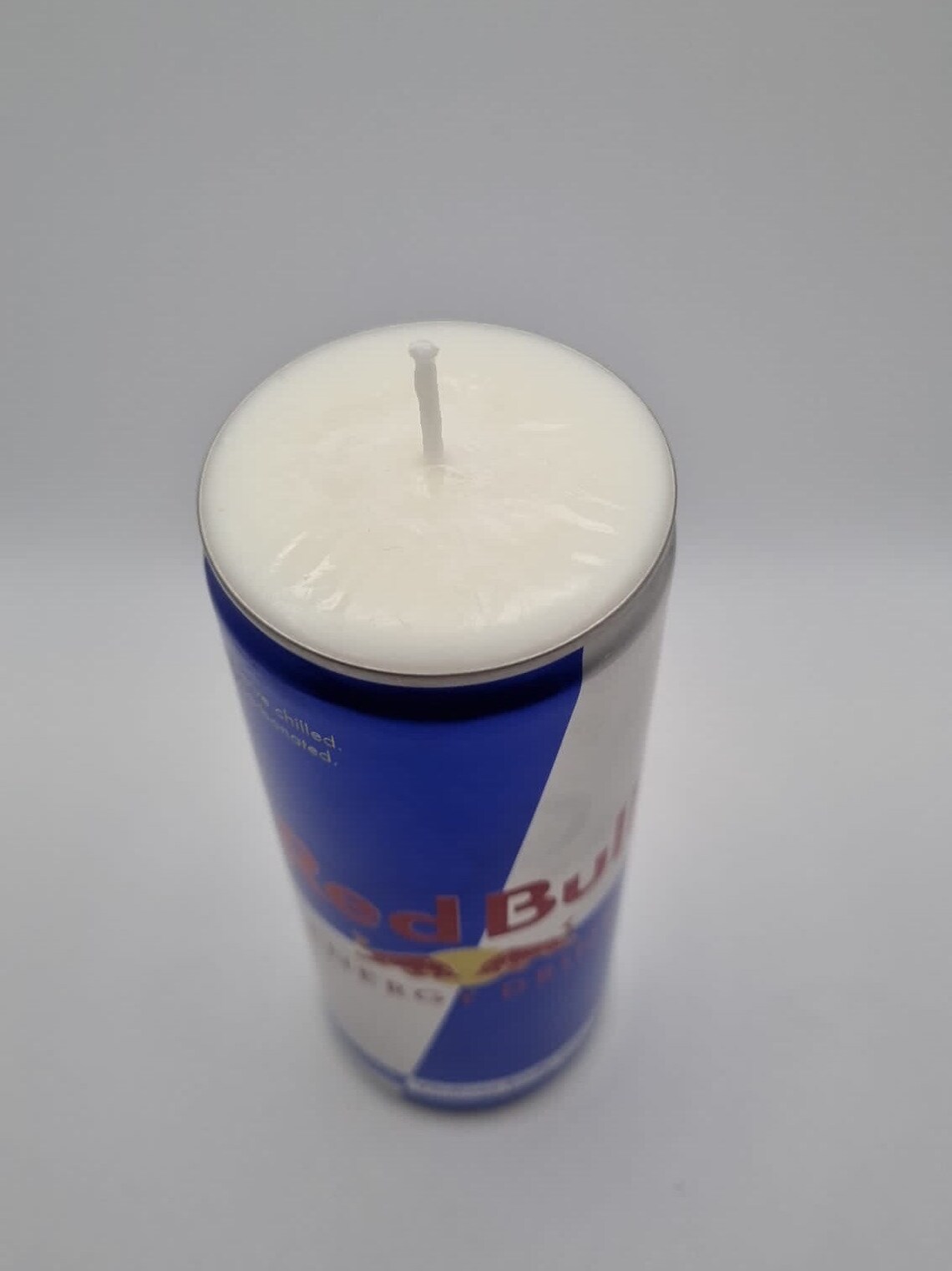 Red Bull Candle Upcycled Scented Candles Energy Drink Gift Etsy UK