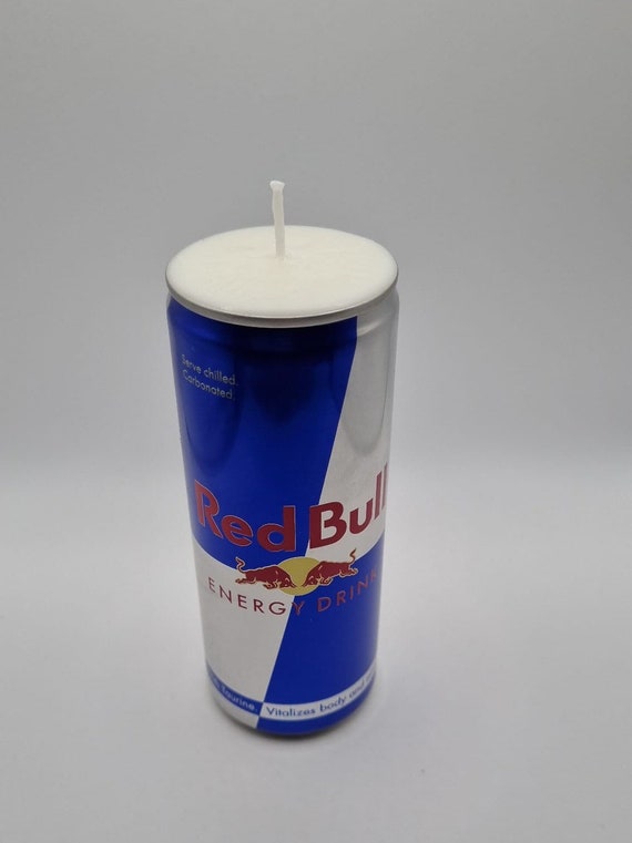 Red Bull Candle Upcycled Candles Energy Drink Gift - Etsy Norway