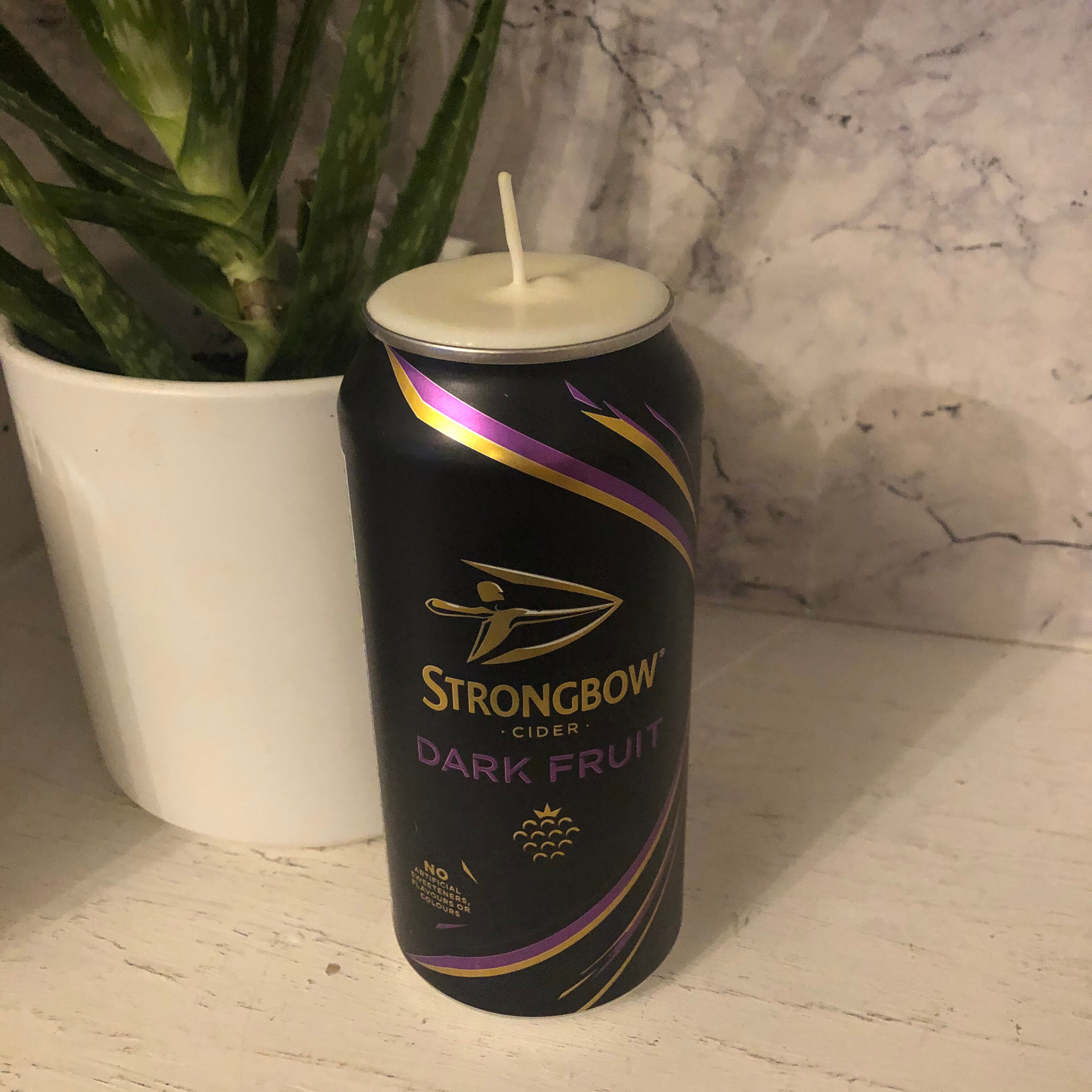 Cider Candle Upcycled Can Scented Candle Strongbow Etsy UK