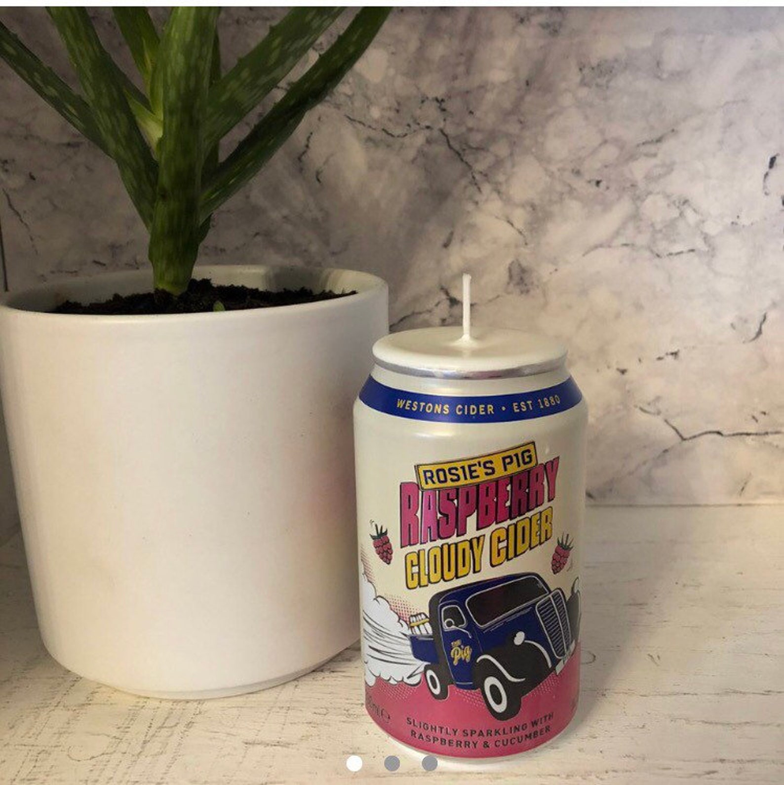 Cider Candle Upcycled Can Scented Candle Strongbow Etsy UK