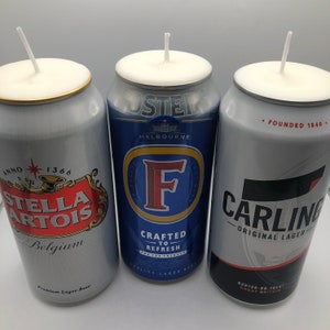 Beer candle upcycled can scented candles larger carling Stella amstel  Budweiser gift him her birthday valentine easter Christmas xmas santa