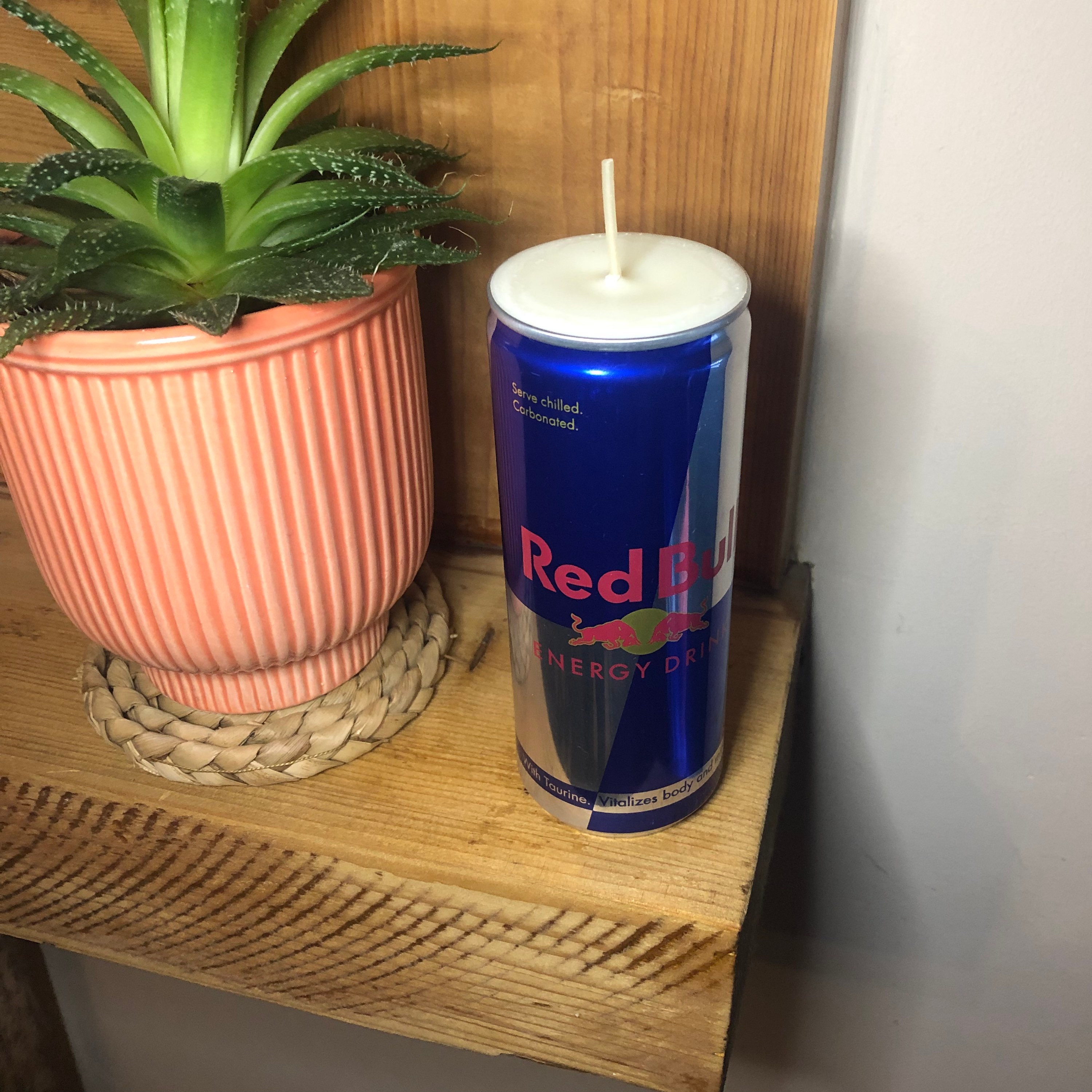 Red Bull Candle Upcycled Scented Candles Energy Drink Gift - Etsy UK