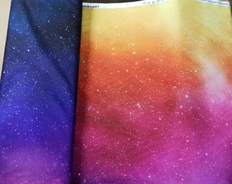 Galaxy Ombre Sky, DP24856-48 , The Universe Collection by Northcott, 100% quilting cotton, space print