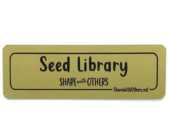 Seed Library Plaque from the Family of the Founder of the Little Free Library Movement