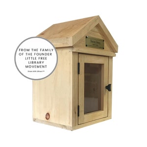 The Compact 13x14.5x21.5 with FREE Shipping and FREE Plaque from the Family of the Founder of the Little Free Library Movement image 1