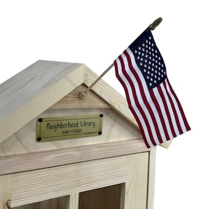 Flag Mount from the Family of the Founder of the Little Free Library Movement