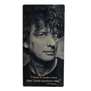 Neil Gaiman Iconic Quote Plaque from the Family of the Founder of the Little Free Library Movement