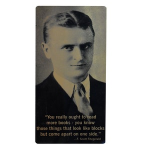F. Scott Fitzgerald Iconic Quote Plaque from the Family of the Founder of the Little Free Library Movement