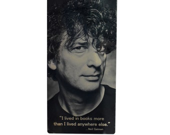 Neil Gaiman Iconic Quote Plaque from the Family of the Founder of the Little Free Library Movement