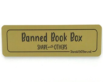 Banned Books Box Plaque from the Family of the Founder of the Little Free Library Movement
