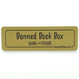 Banned Books Box Plaque from the Family of the Founder of the Little Free Library Movement