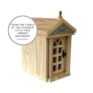 Carnegie Compact Library with FREE shipping & FREE Plaque from the Family of the Founder of the Little Free Library Movement