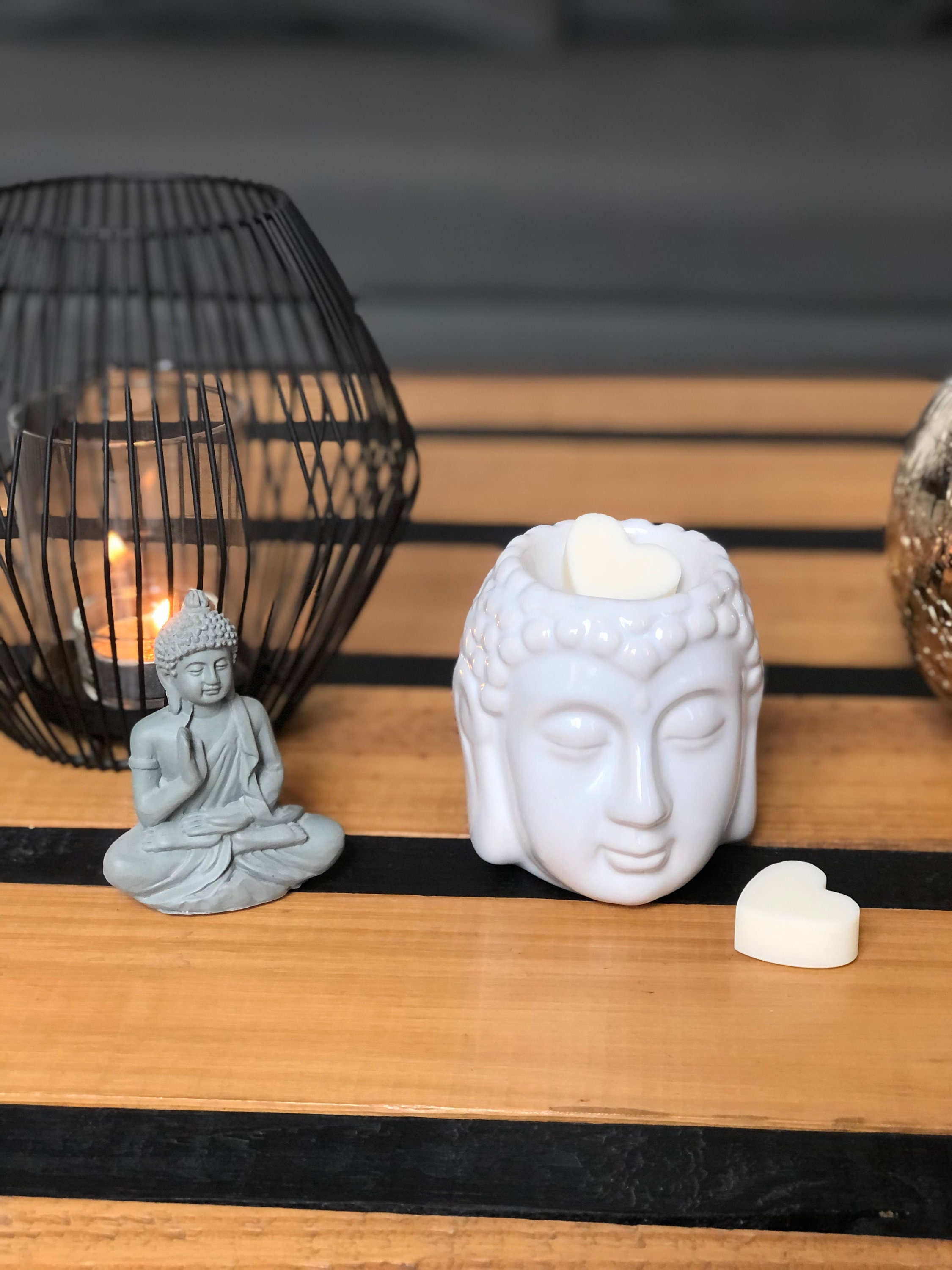 Bruleur Pour Fondants de Cire Bouddha + 1 Lot 3 Fondants