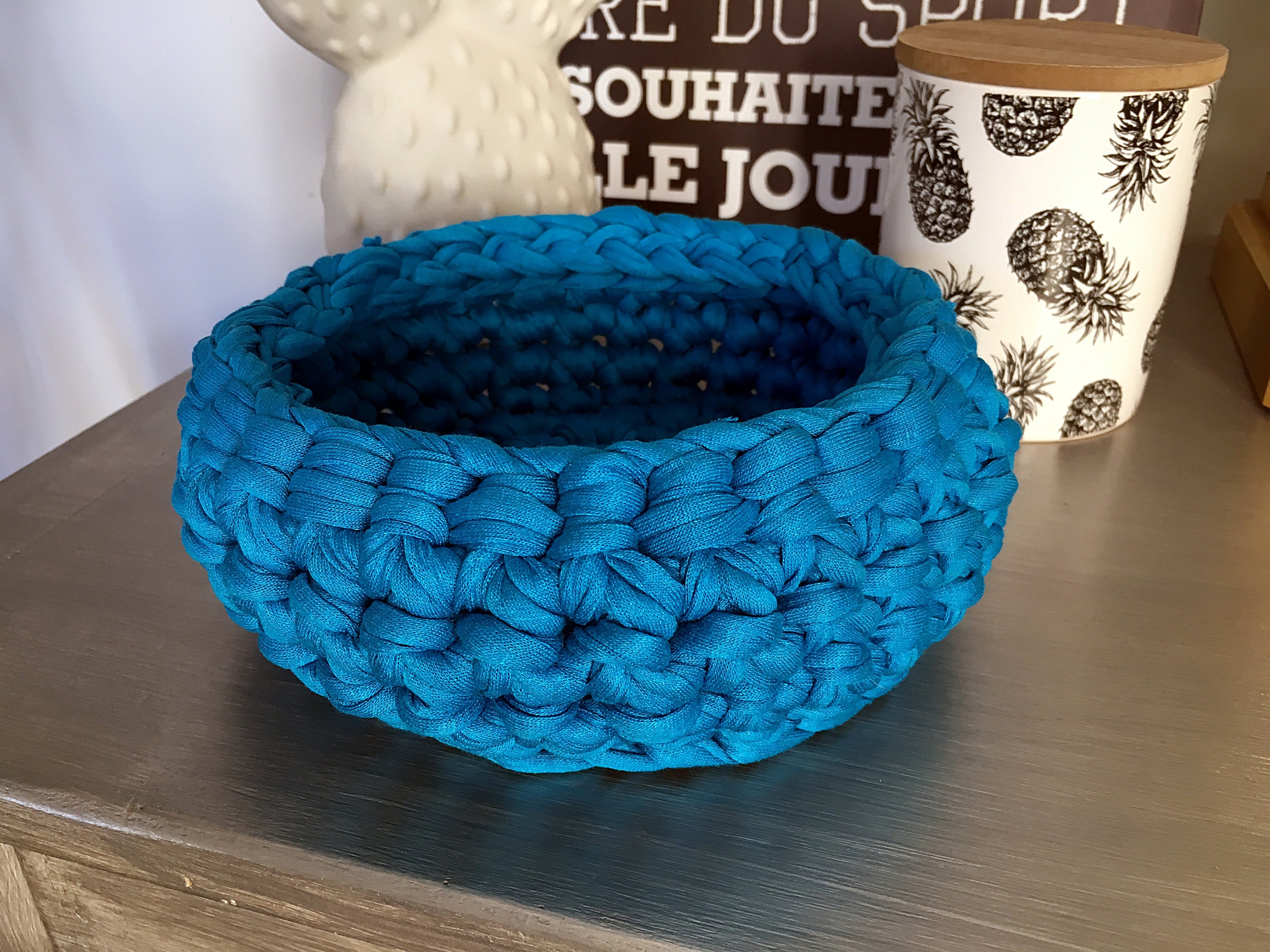 Corbeille/Panier Au Crochet