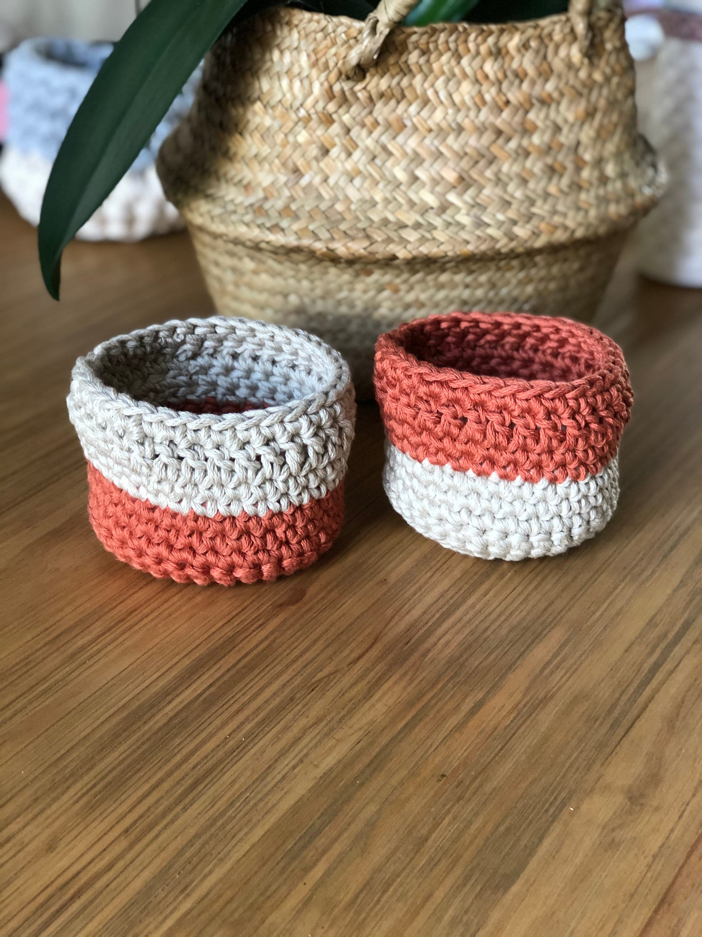 Corbeille Au Crochet/Vide Poche