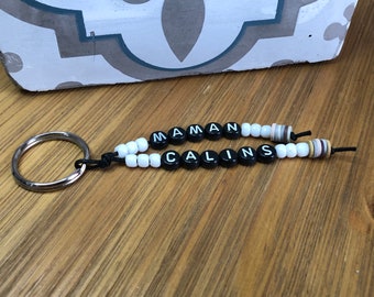 Key ring message MOM CALINS / Mother's Day