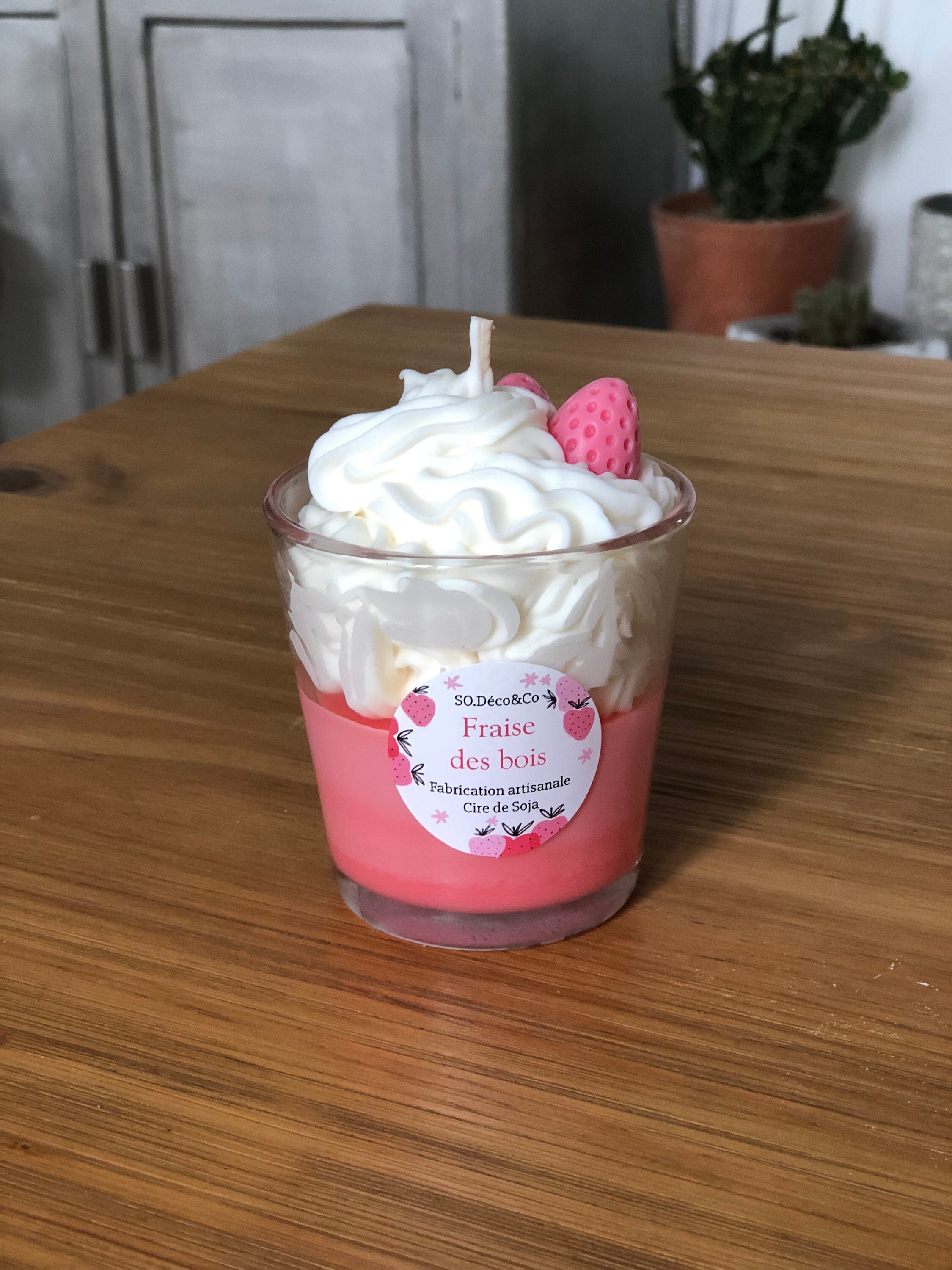 Bougie Gourmande Fraise Des Bois