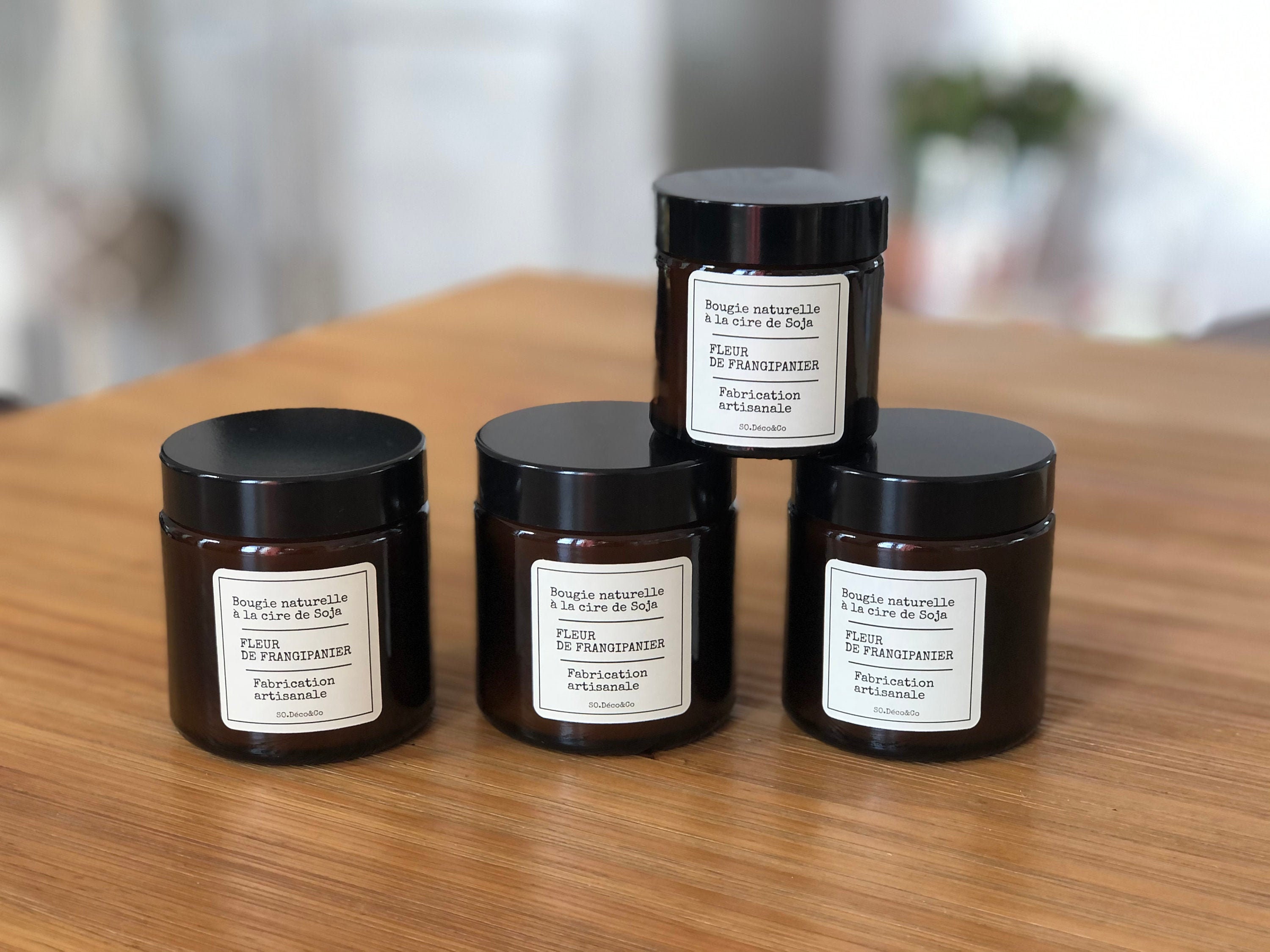 Bougie Parfumée Fleur de Frangipanier 90G