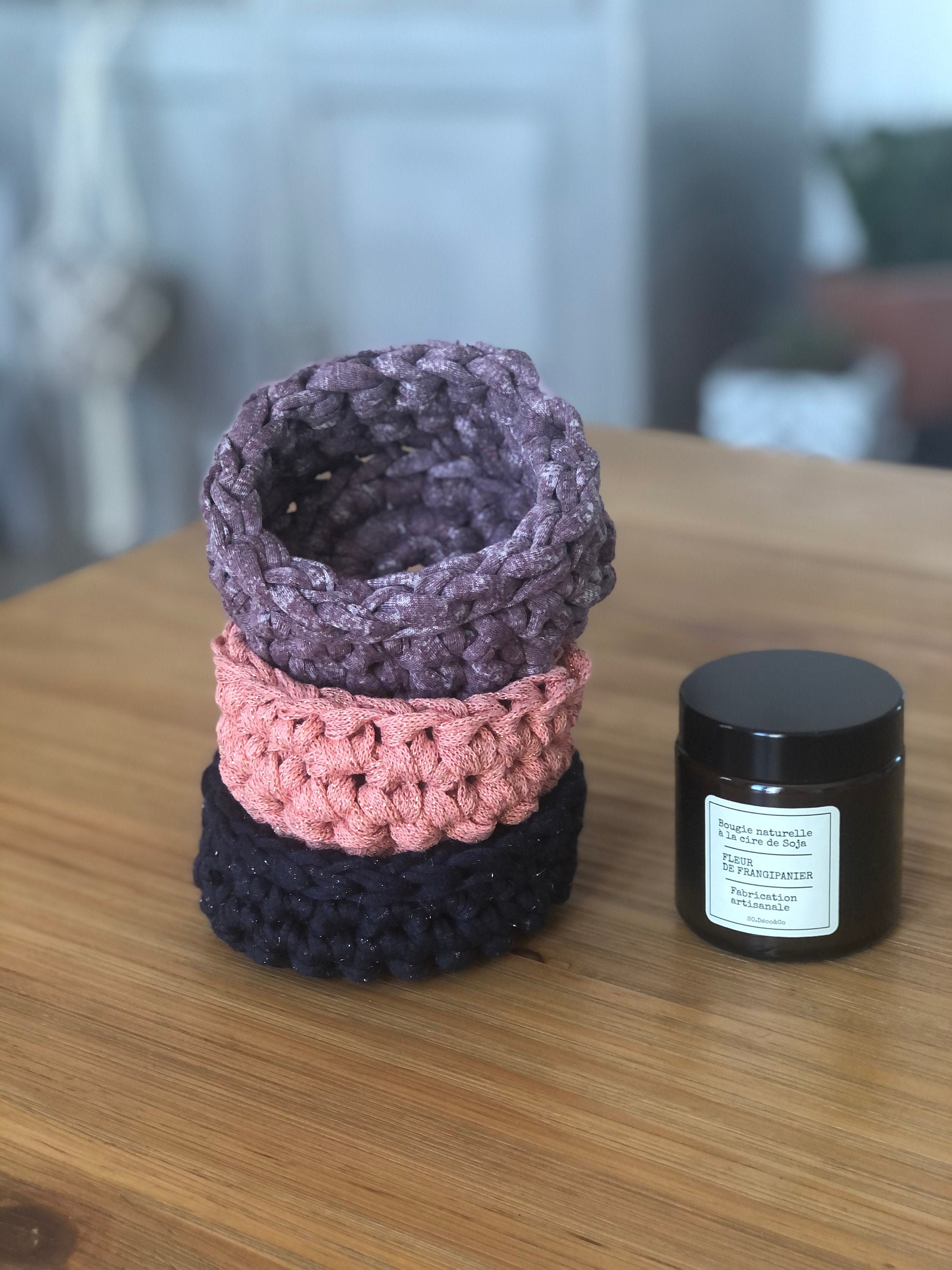 Corbeille/Panier Au Crochet