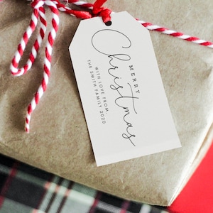 Frohe Weihnachten Geschenkanhänger, druckbare Weihnachtsgeschenkanhänger, Urlaub Party Gunst Anhänger, personalisierte Weihnachtsmarke, bearbeitbare Vorlage, 122