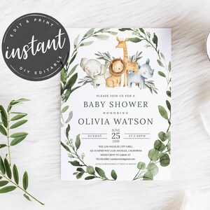 etsy baby invitations