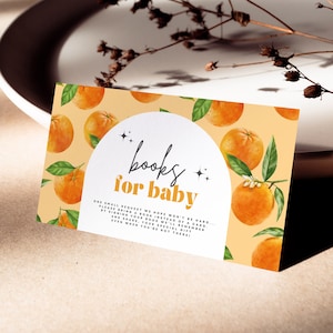 Eine kleine süße Buchanfrage bearbeitbare Vorlage, geschlechtsneutrale Babyparty-Einlegekarte Junge oder Mädchen, süße Babyparty-Canva-Vorlage