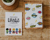 Superhero Birthday Invitation, Hero Birthday Invitation, Boy Birthday Invite, Superhero Birthday Editable Template Instant Download 752