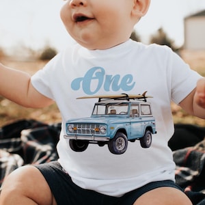 The Big One Birthday Shirt Design, Boy First Birthday Shirt, Surf Birthday Shirt, Beach Birthday, Editable Canva Template, The Big 1